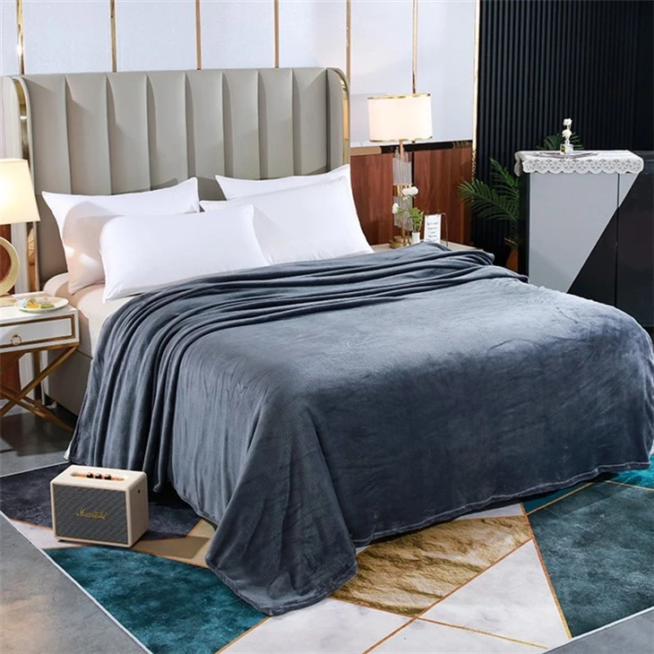 100% polyester super soft printed coral fleece blanket