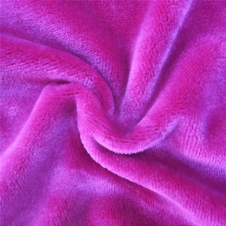 Knitting Double-sided Flannel Fabric in stock