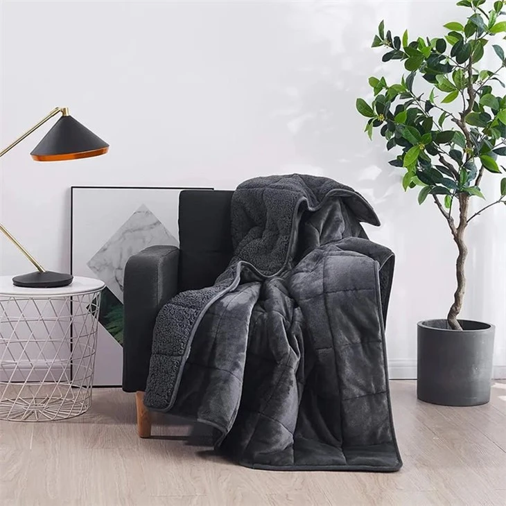 Plush Sherpa Throw Blanket quotation