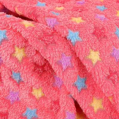 Star Print Flannel Fabric