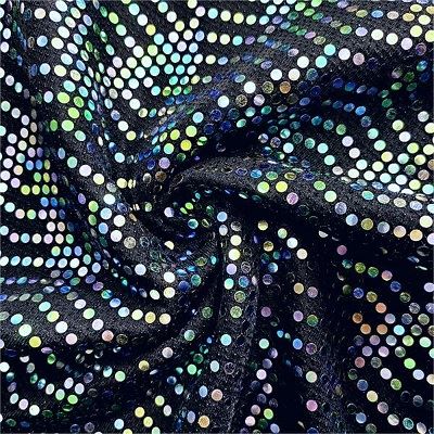 Multicolor Fancy Sequins Fabric